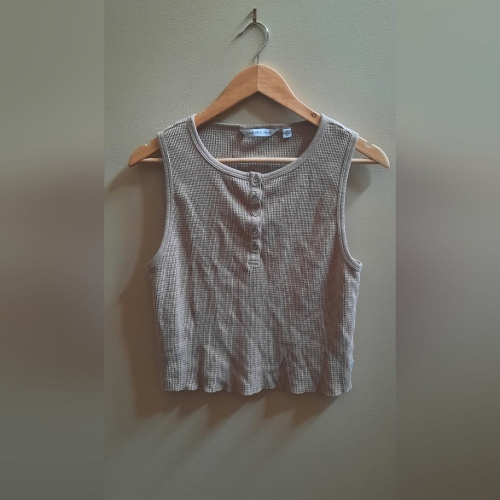 Calvin klein jeans waffle tank